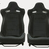 Seats - R34 GTR V-Spec II style seats (black), includes seat brackets