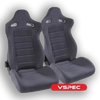 Seats (Grey) R34 GTR V-spec  style seats, includes seat brackets