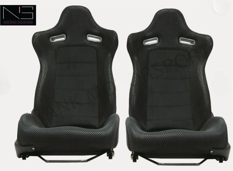 Seats - R34 GTR V-Spec II style seats (black), (Does not includes seat brackets)