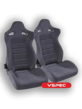 Seats (Grey) R34 GTR V-spec  style seats, does not includes seat brackets